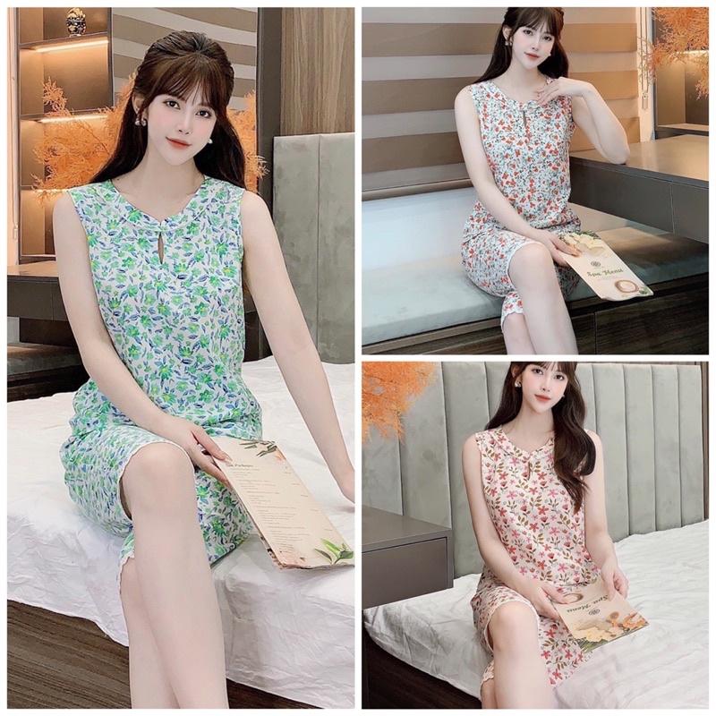 Đồ bộ mặc nhà lửng lụa hàn