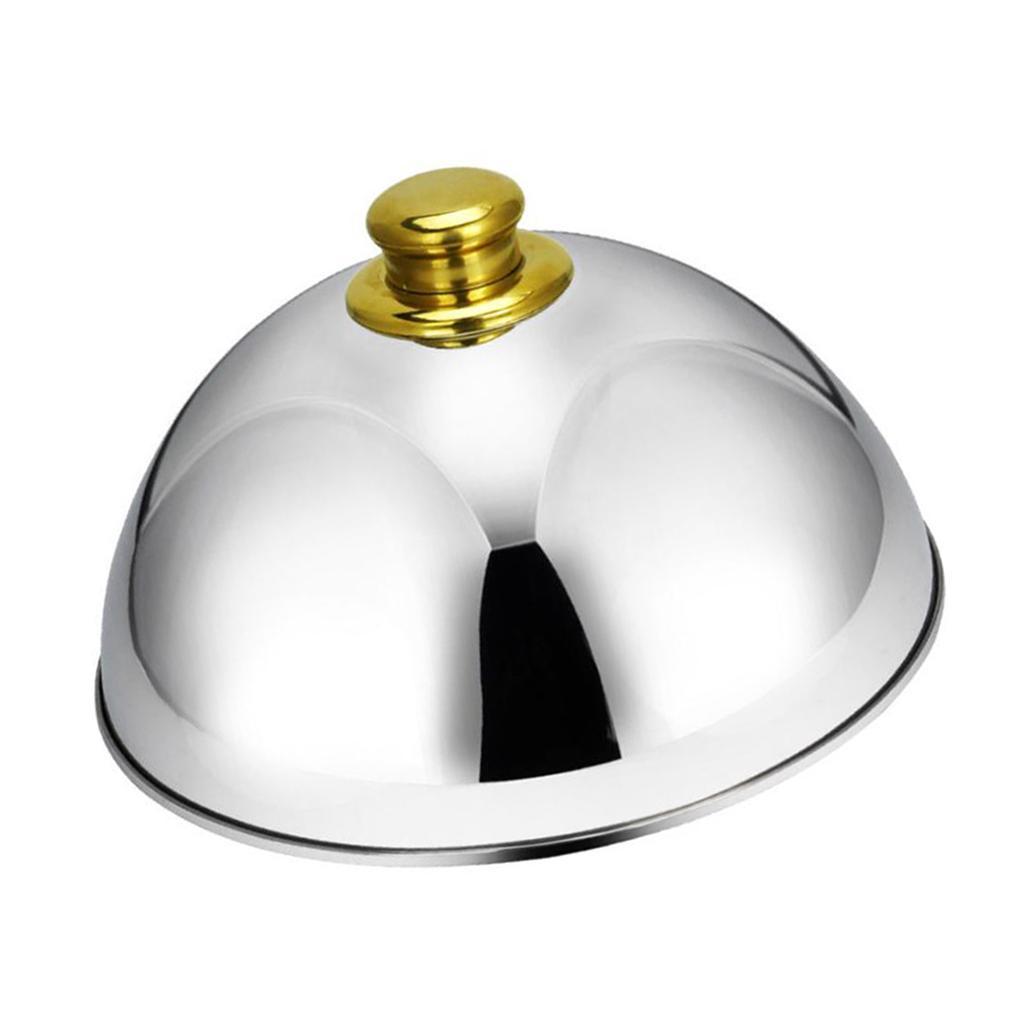 2Pcs Cheese Melting Dome Steaming Cover Serving Dish Food Cover Small