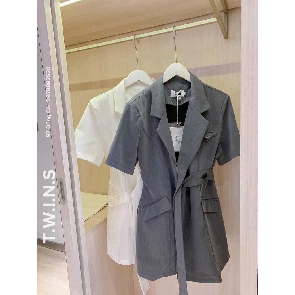Váy blazer dây đai 8830