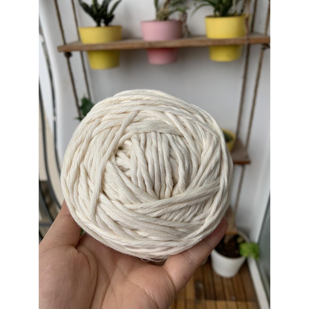 Dây thừng cotton se 1 chiều làm macrame 1kg