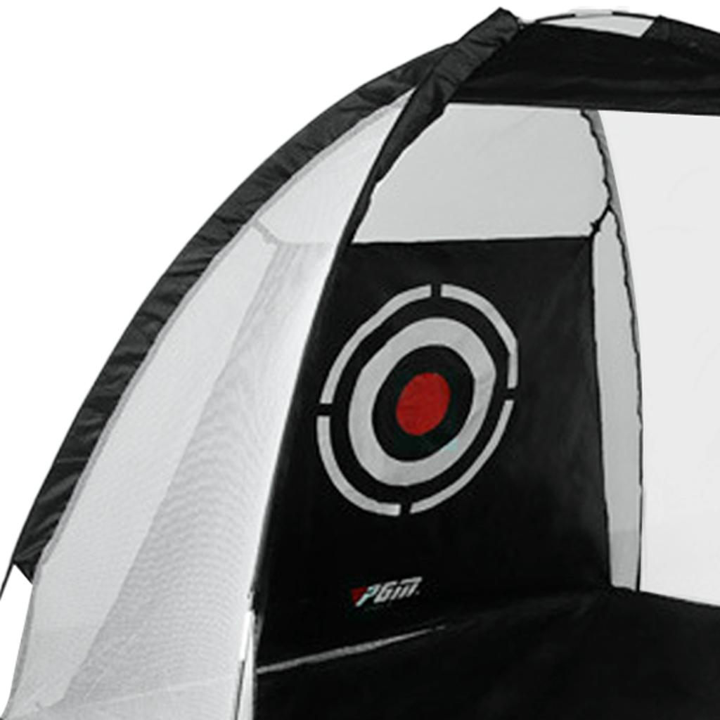 2m Golf Swing Practice Net Hitting -Up Cage Folding Travel Putter Club Irons