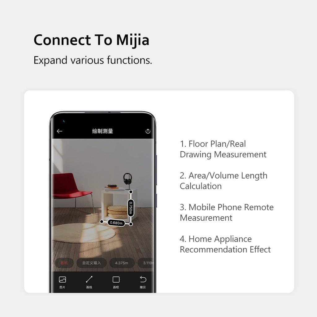 Máy đo khoảng cách bằng tia laser thông minh Xiaomi Mijia