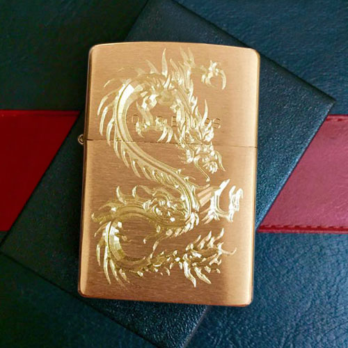 Bật Lửa Zippo Khắc Rồng 25 - Bật Lửa Zippo 204.R25