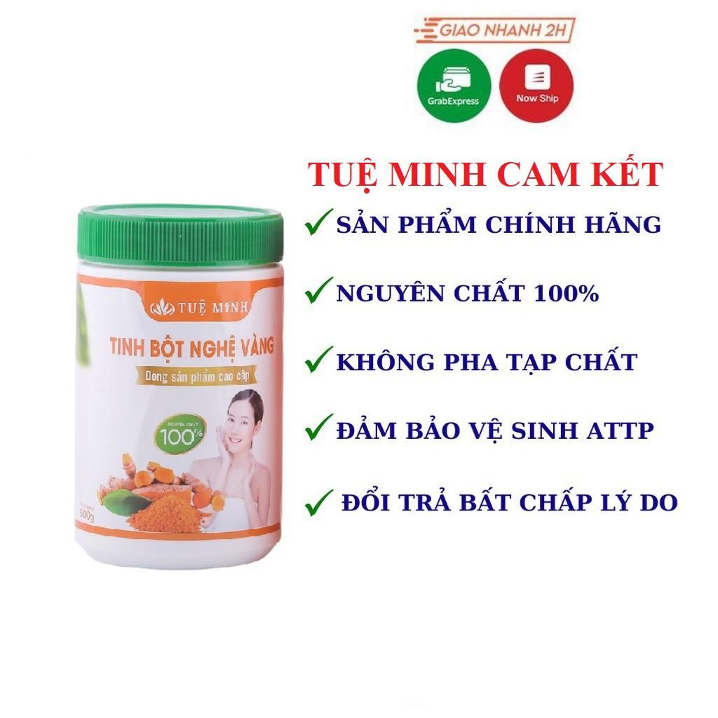 Tinh bột nghệ vàng nguyên chất Tuệ Minh cao cấp 1 hộp 0,5kg