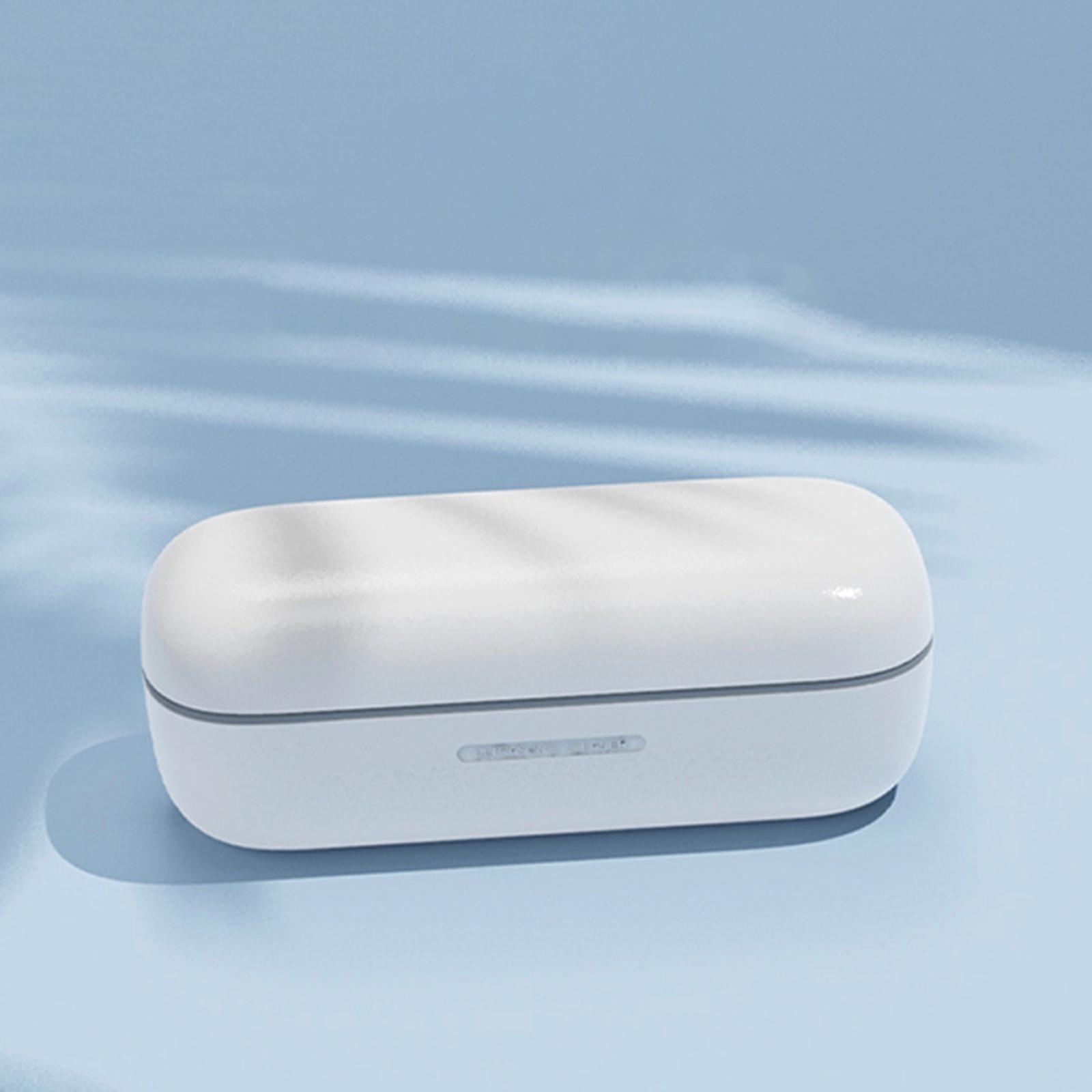 Portable Ultrasonic Jewelry Cleaner Machine. for Dentures Necklaces Jewelry