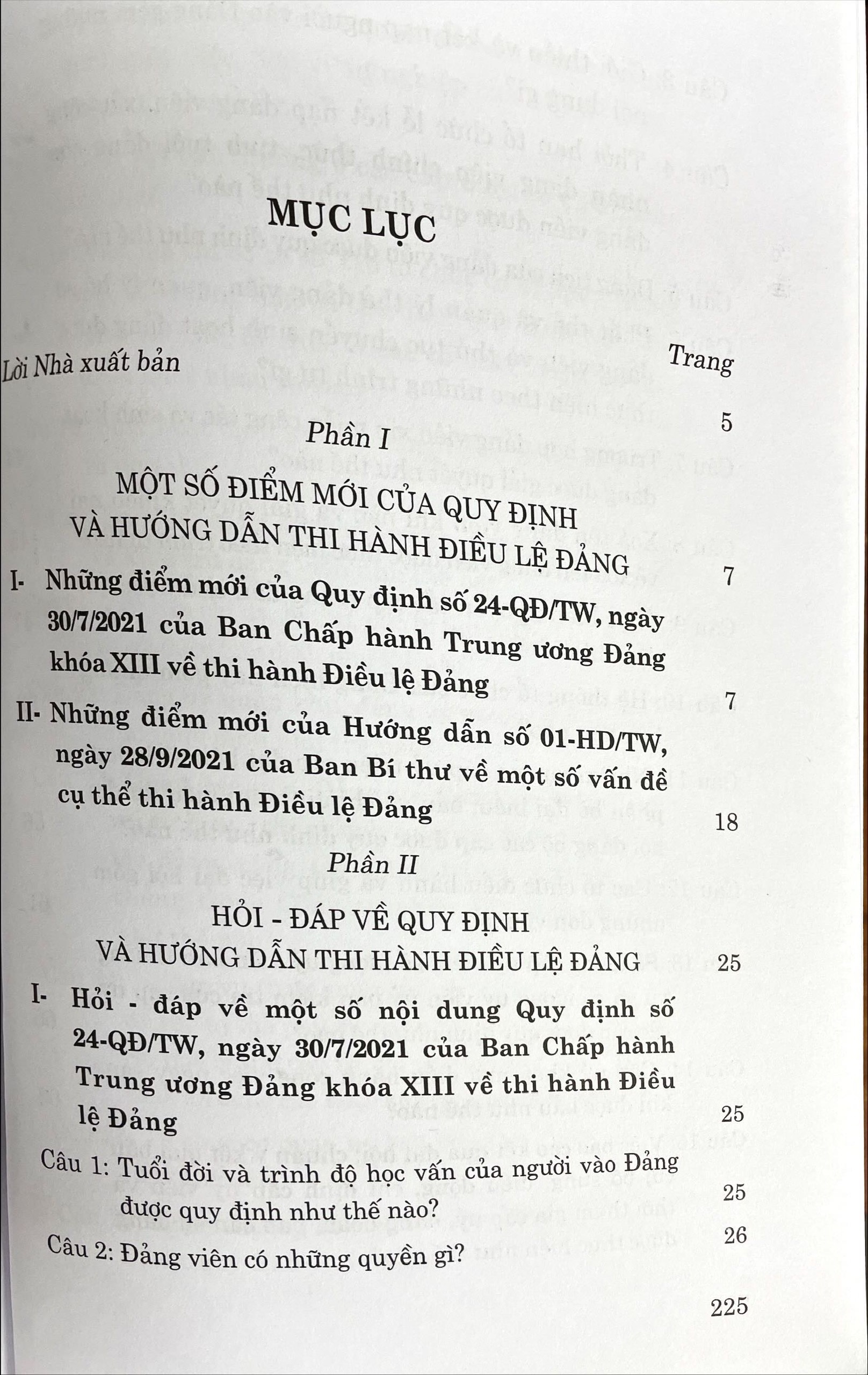 Hỏi - Đáp về quy định và hướng dẫn thi hành điều lệ Đảng