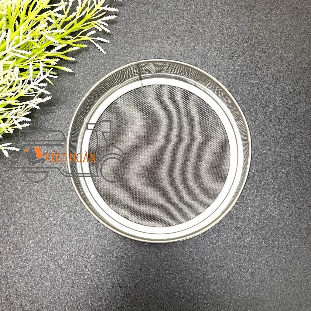 RÂY BỘT, LỌC DỪA, RẮC CA CAO 14.5 cm - INOX sáng bóng, LƯỚI KHÍT. Dụng cụ làm bánh, nấu ăn