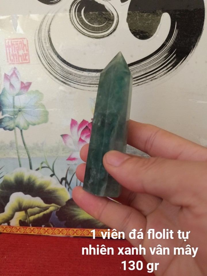 Trụ Đá Flourite Tự Nhiên Màu Xanh, Đá Thanh Tẩy Giúp Hỗ Trợ Reiki, Thiền Định, Sưu Tầm, Chặn Giấy