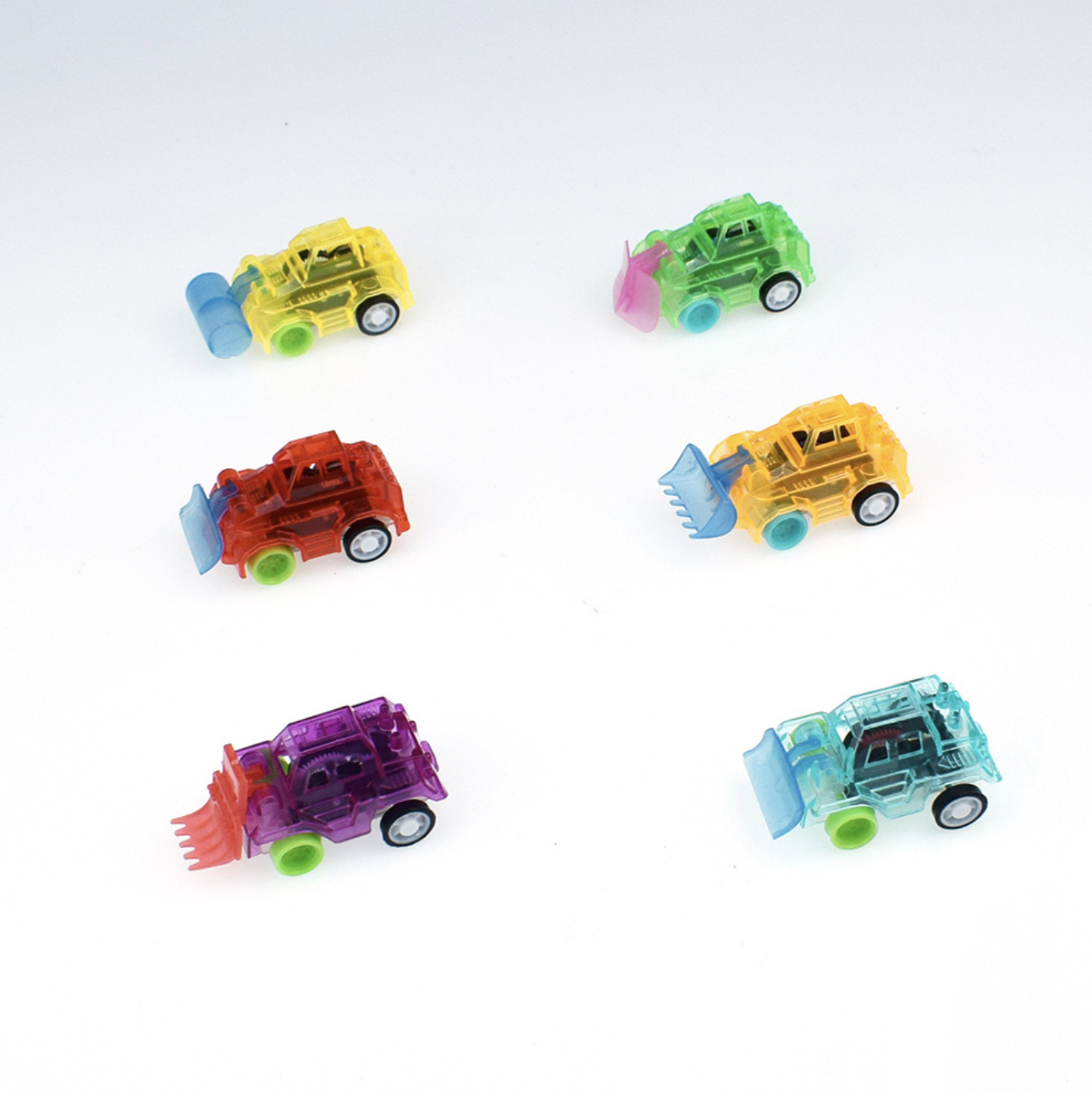 [COMBO 6 Chiếc] Bộ đồ chơi xe công trình chạy cót cho bé - Bộ quà tặng trang trí độc đáo dành cho bé