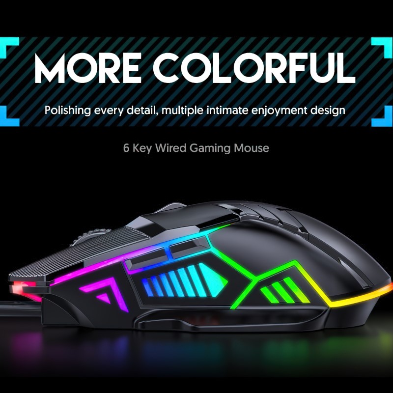 Chuột led RGB 3200 DPI Gaming Mouse S800