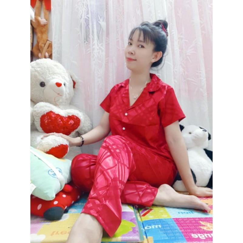 Đồ Bộ Pizama Gấm đẹp mê li