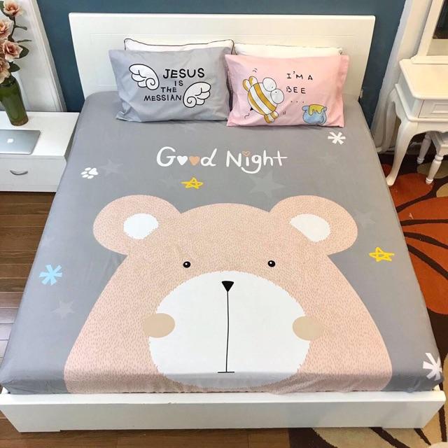Ga gối cotton 3 món hình siêu ngộ nghĩnh