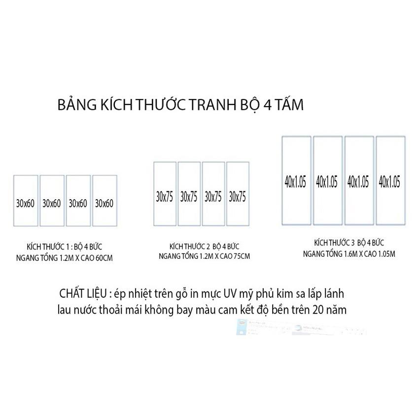Tranh treo tường bốn mùa tứ qúy HP4