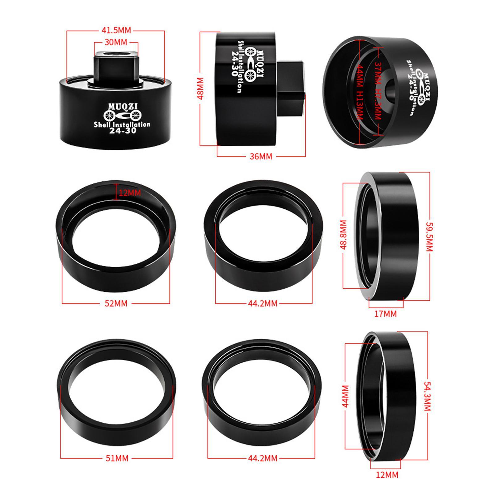 Bike Bottom Bracket Install and Removal Tools Set Durable Bearing Press Tool