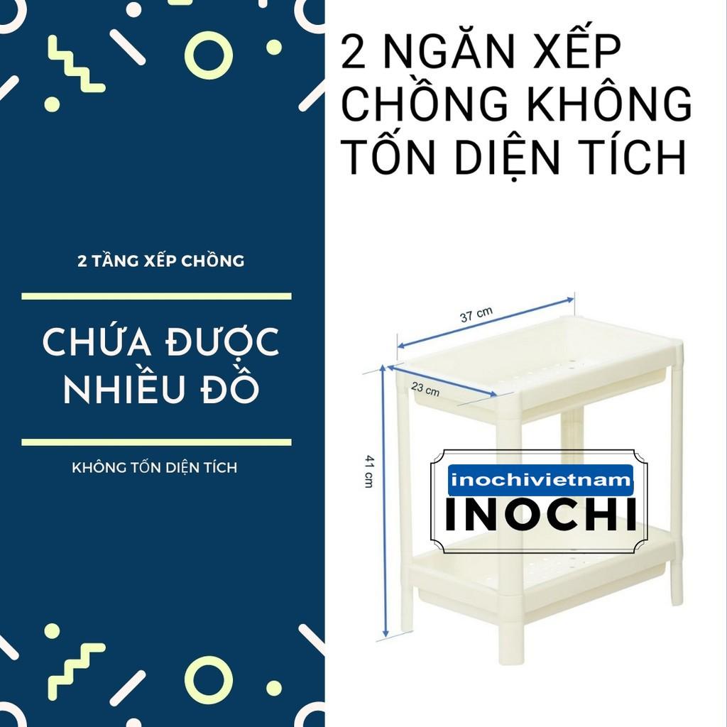 Kệ nhà tắm nhựa Đa Năng 2 3 4 Tầng Inochi Nhựa Đựng Gia Vị Nhà Bếp thông minh Cao Cấp