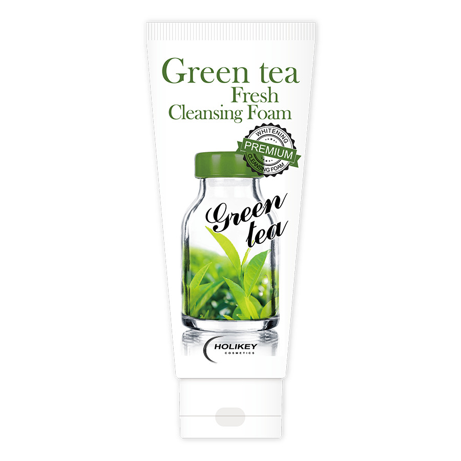 Sữa Rửa Mặt Trà Xanh Làm Trắng - Giảm Mụn Holikey Green Tea Fresh Cleansing Foam