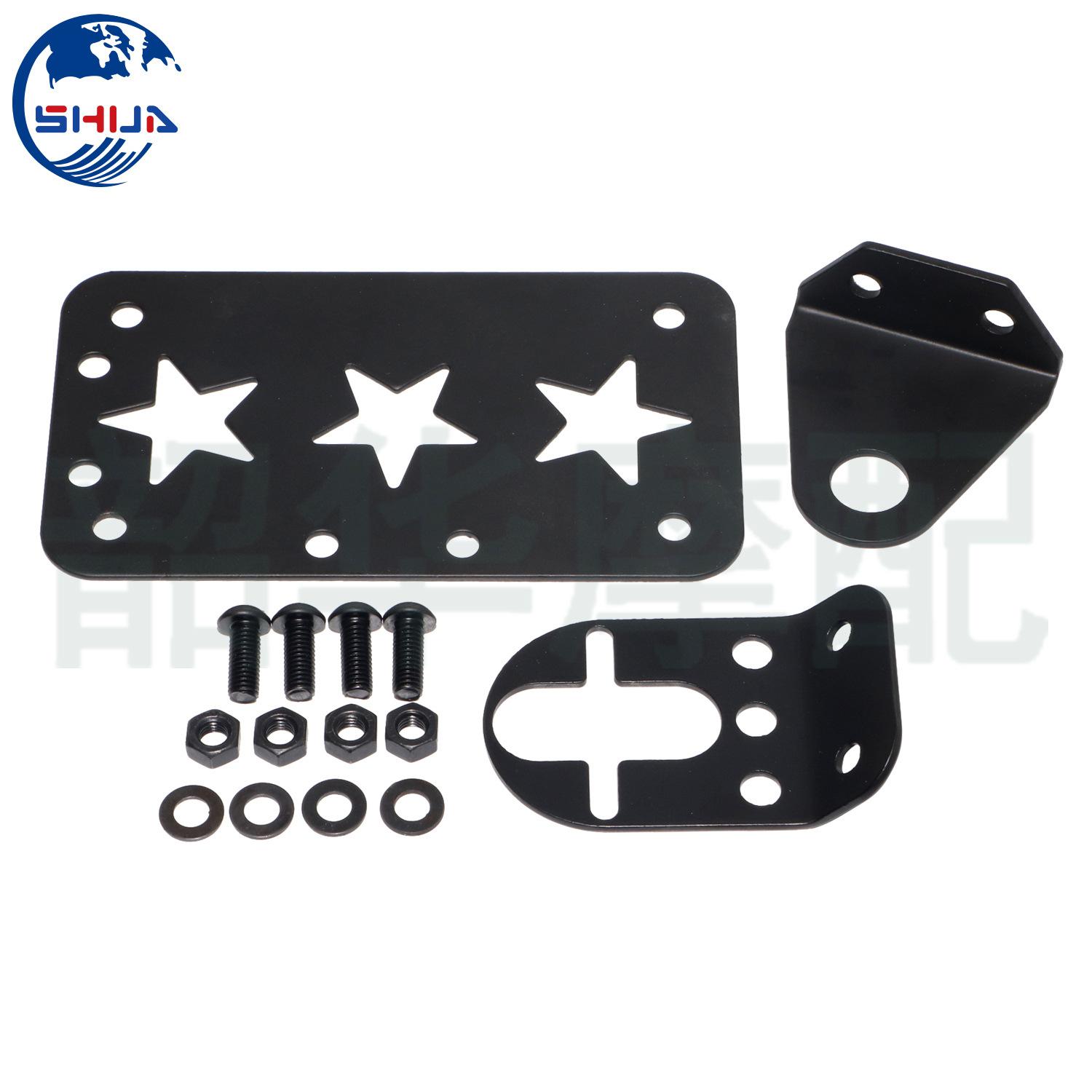 Phụ kiện sửa đổi xe máy khuyến mại Harley retro khung biển số bên hướng đuôi ánh sáng giá đỡ biển số xe đuôi biển số khung