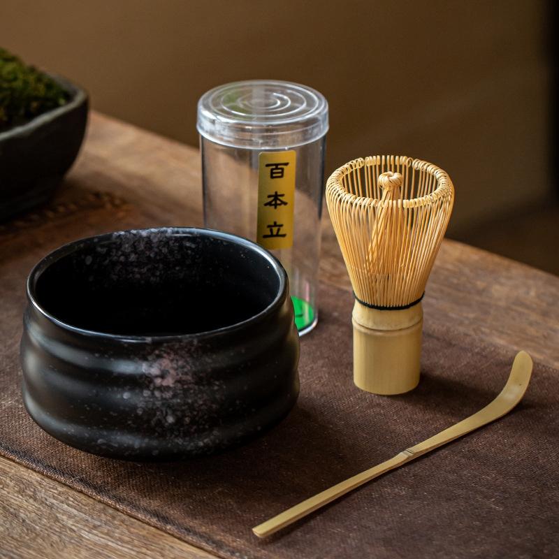 Trà Matcha Trà Gốm Bát Trà Tre Cạp Matcha Đánh Teaware Bộ