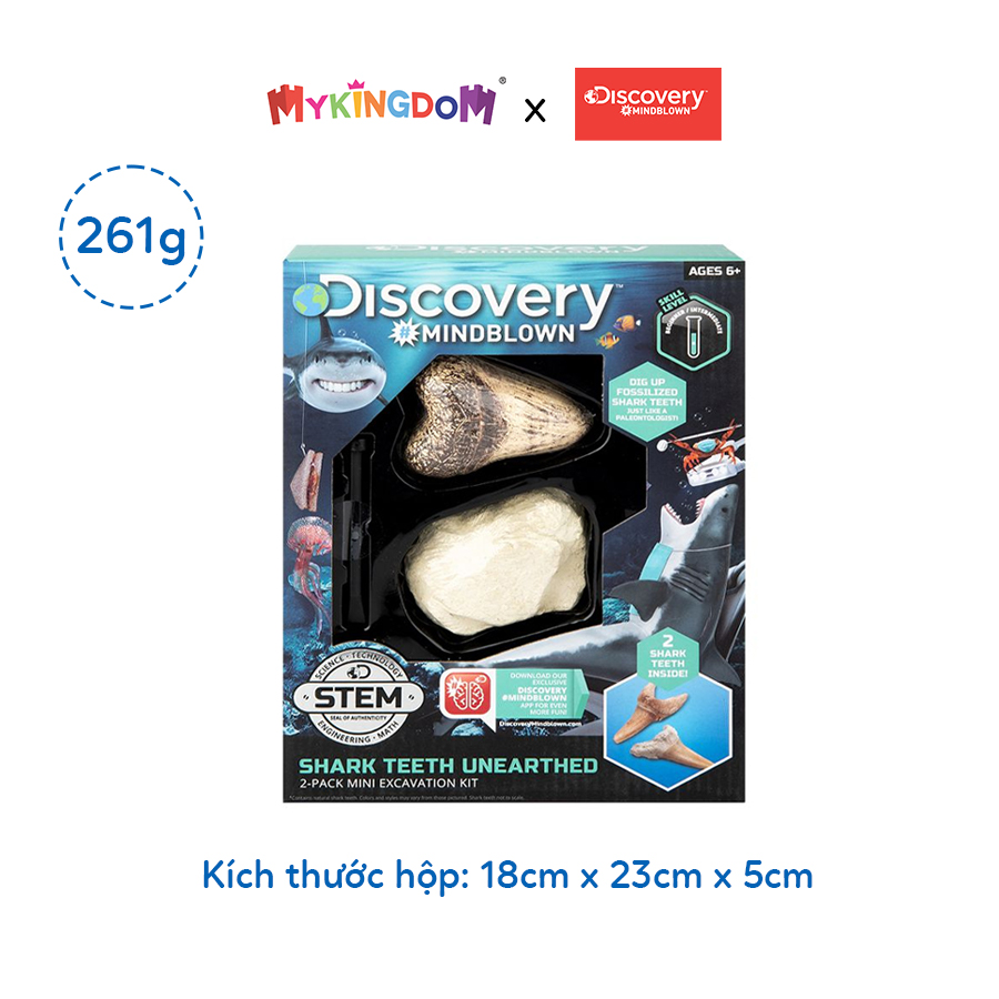 Bộ Đồ Chơi DISCOVERY Khảo Cổ Truy Tìm Răng Cá Mập 2Pc 1423004791