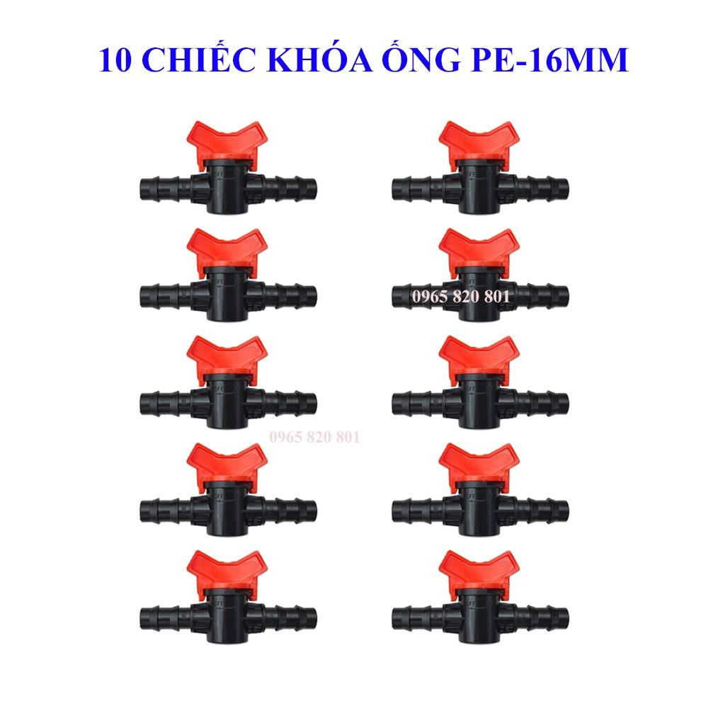 Bịch 10 van khóa ống PE 16mm