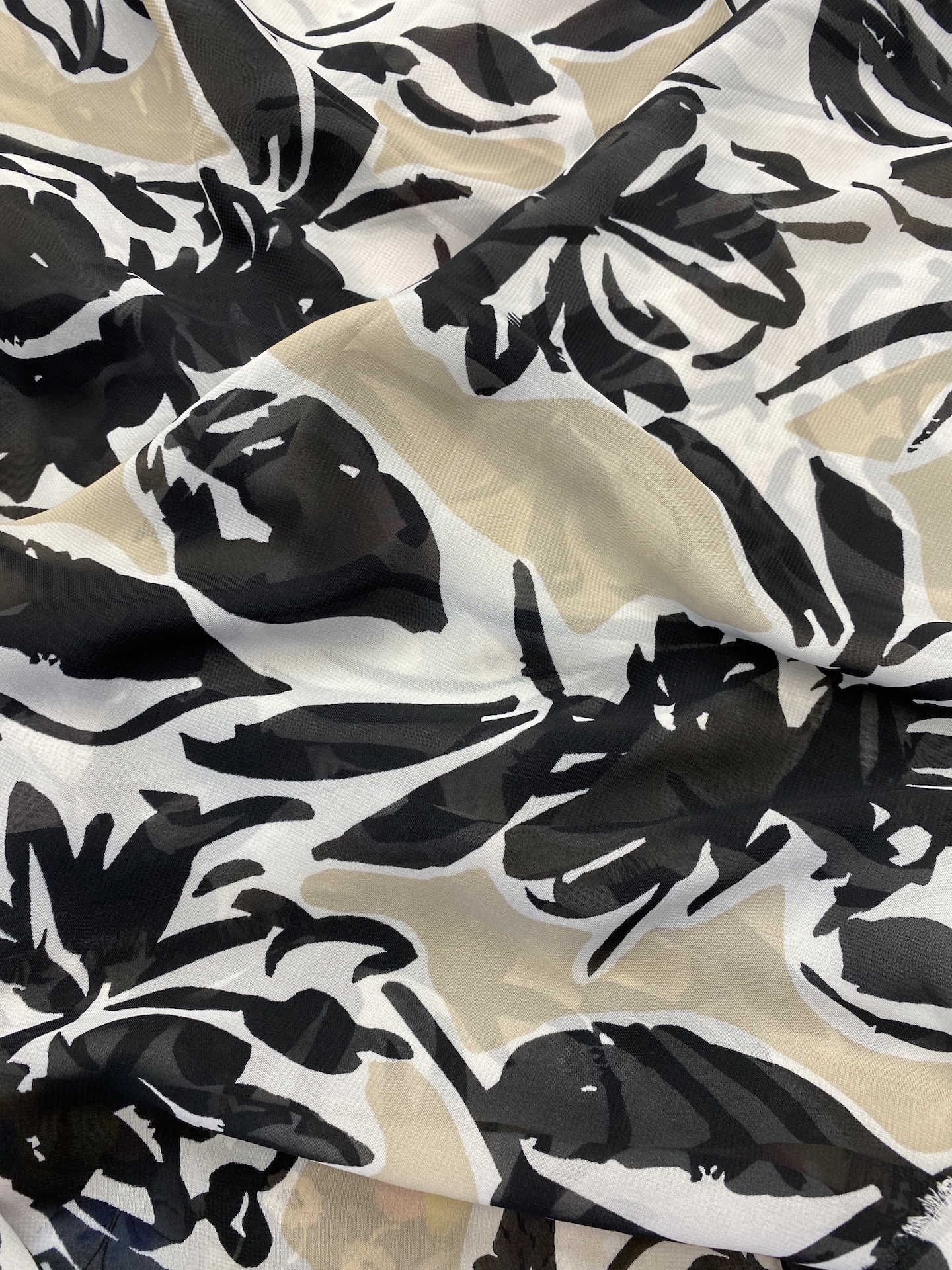 Vải voan chiffon hoa may đầm, áo dài, áo kiểu