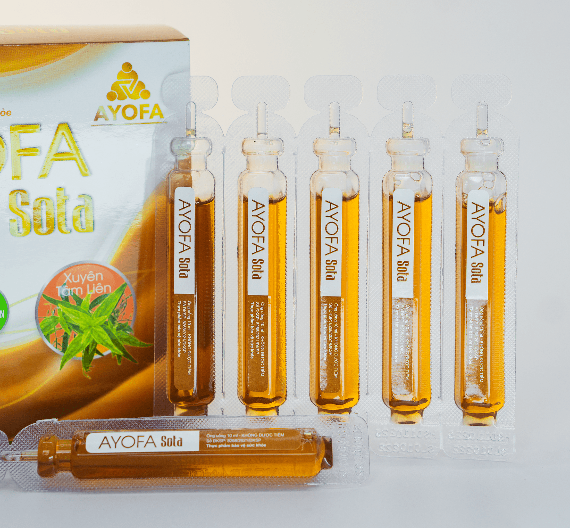 1 vỉ 5 ống 10ml Ayofa Sota bảo vệ hô hấp