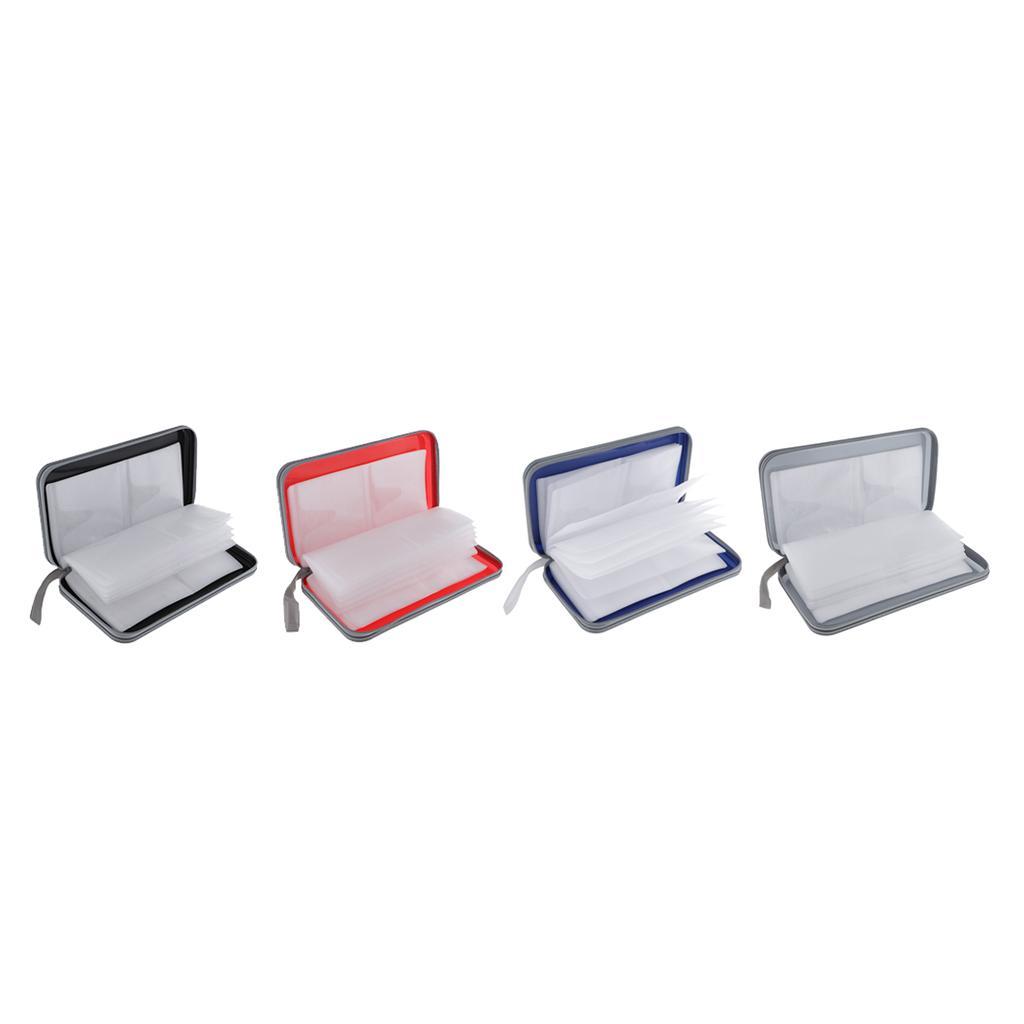80 Sleeves CD Wallet Square DVD Case Protector CD Disc Storage Organizer