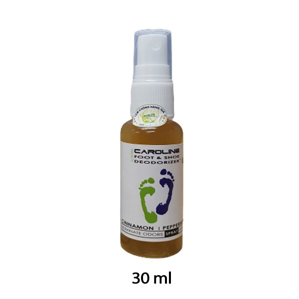 Xịt khử mùi hôi giày Caroline 30ml