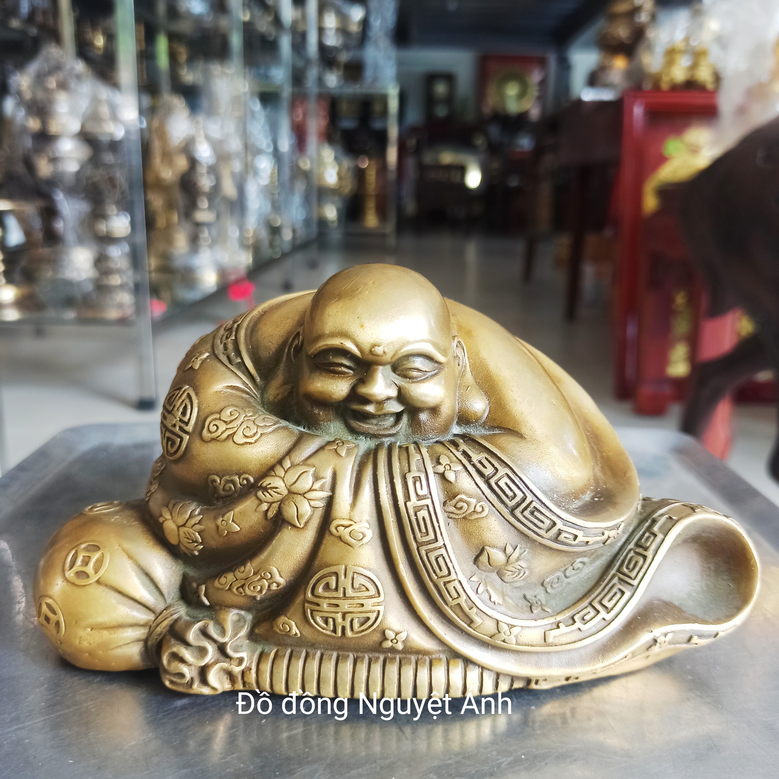 [Miễn ship 100%]Tượng Phật Di Lặc bằng đồng, Tượng Thần Tài bằng đồng, Tượng Đồng Phong Thủy