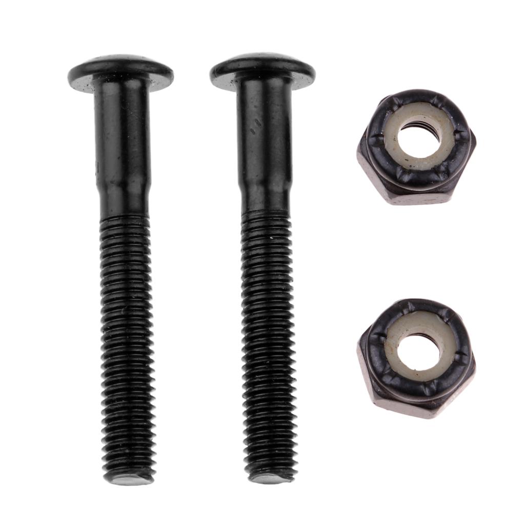 2x8 Pieces Skateboard Longboard Mounting Bolts Screws Nuts Hardware Set 35mm