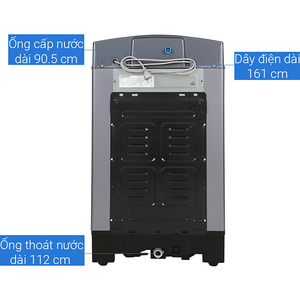 Máy Giặt Cửa Trên Sharp ES-W95HV-S (9.5kg) - Hàng Chính Hãng - Chỉ giao tại Hà Nội