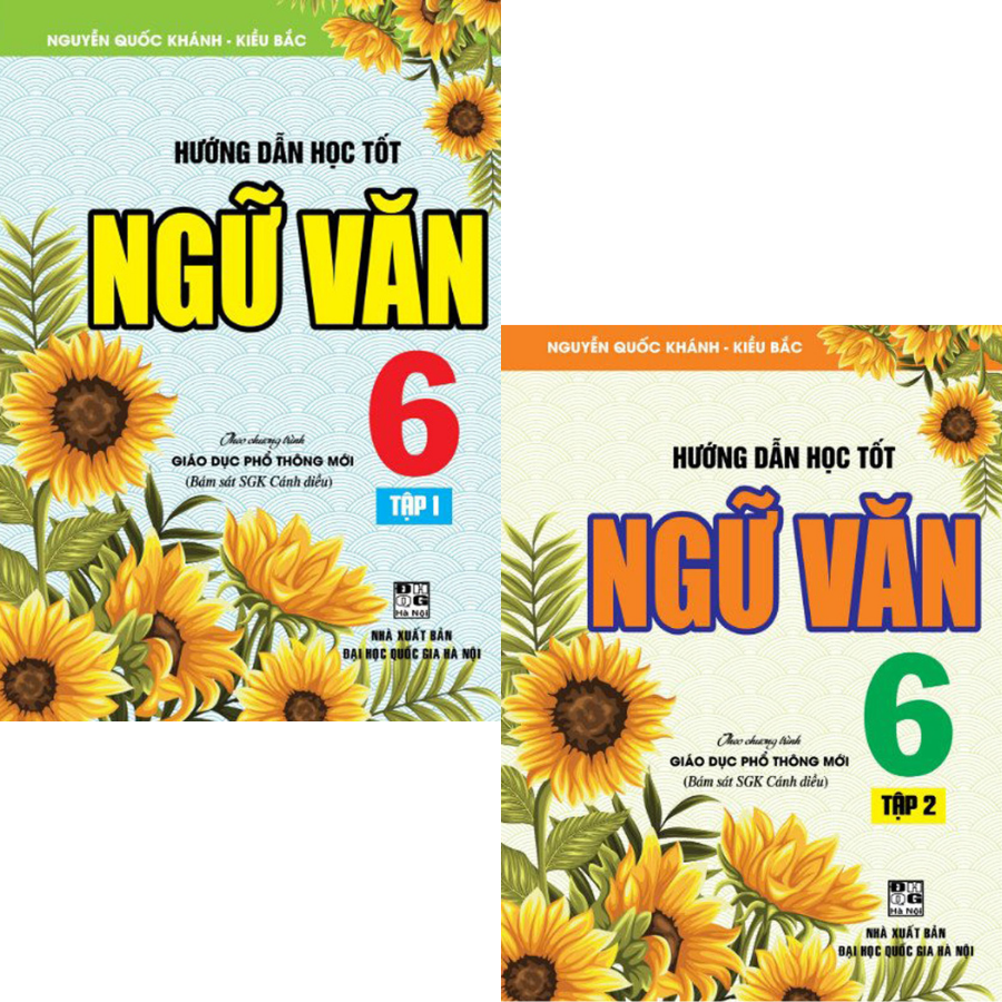 Combo Hướng Dẫn Học Tốt Ngữ Văn 6 Tập 1 và Tập 2