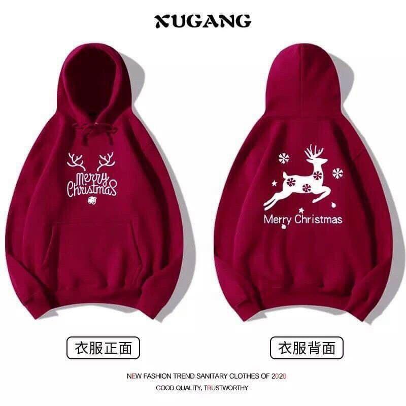 Áo hoodie in hình ông già noel cho cả gia đình