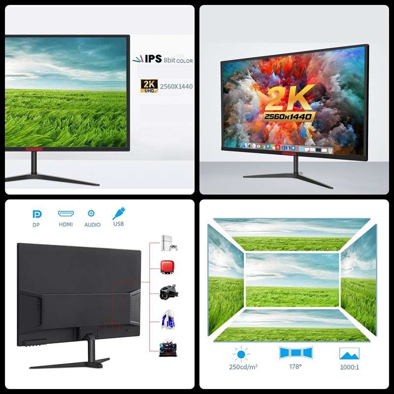 Mua Màn Hình Máy Tính 24 inch QHD 2K (2560 x 1440) Songren