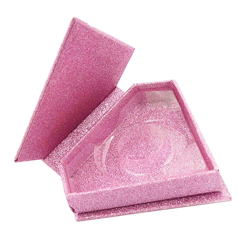 Diamond Shape False Eyelashes Storage Case Box Eyelash Holder Organizer