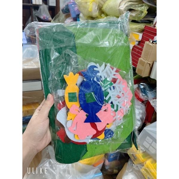 SET DIY TRANG TRÍ THÔNG GIÁNG SINH NOEL BẰNG VẢI