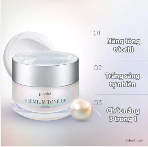 Kem Dưỡng Da Nâng Tone GOODAL PREMIUM TONE-UP CREAM Mẫu 2020 - 30ml