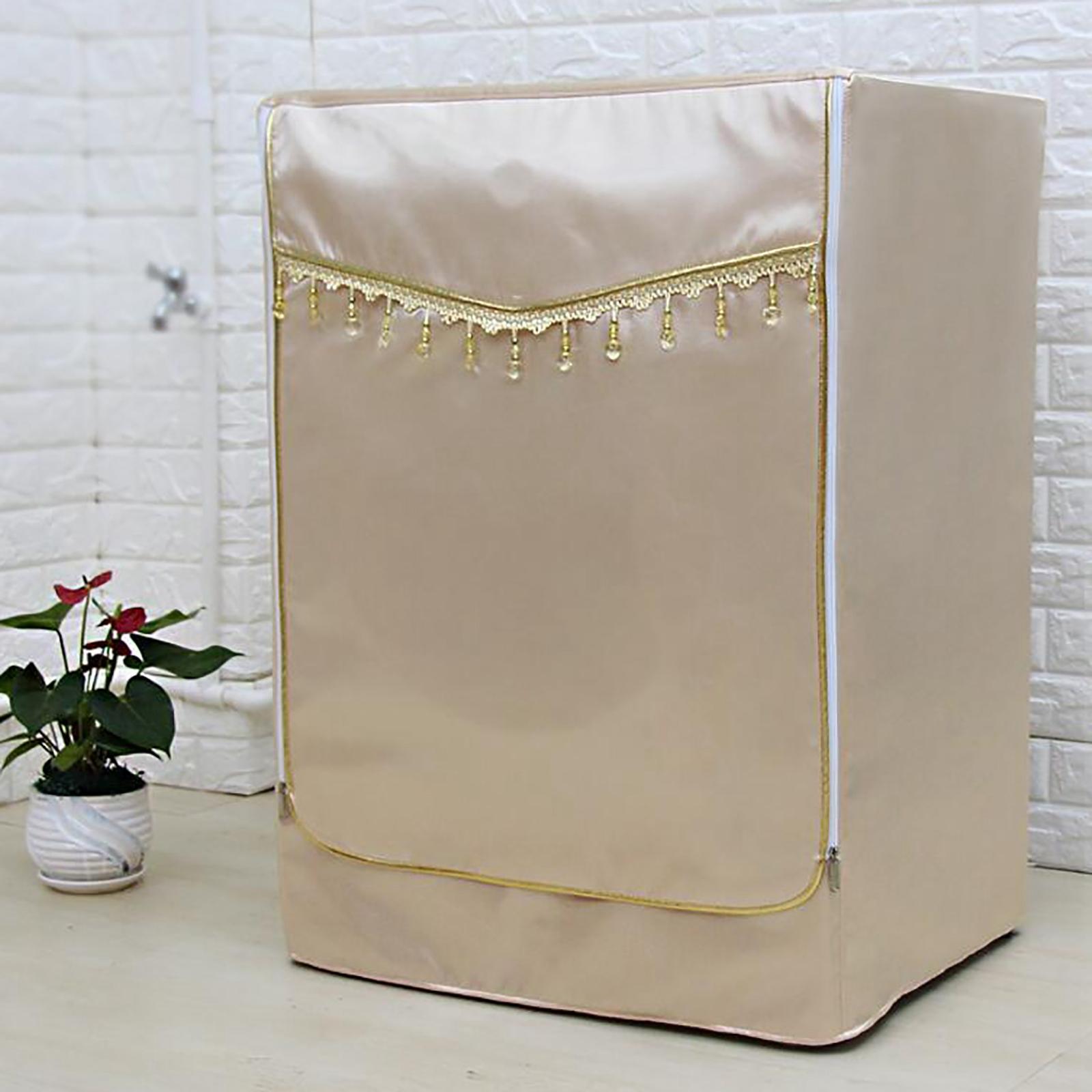 Washing Machine Cover Anti Aging Dryer Cover for Most Front Loading Washers 4 Covers Gold