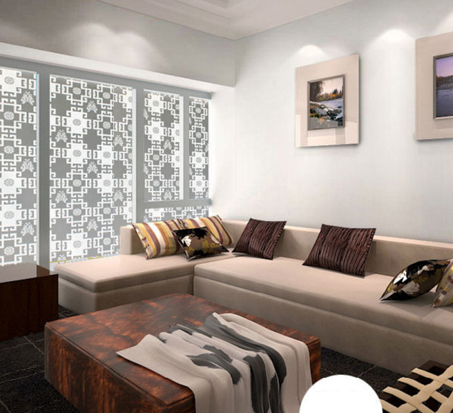 Combo 5m Decal Giấy Dán Kính Ô Trắng Sang Trọng