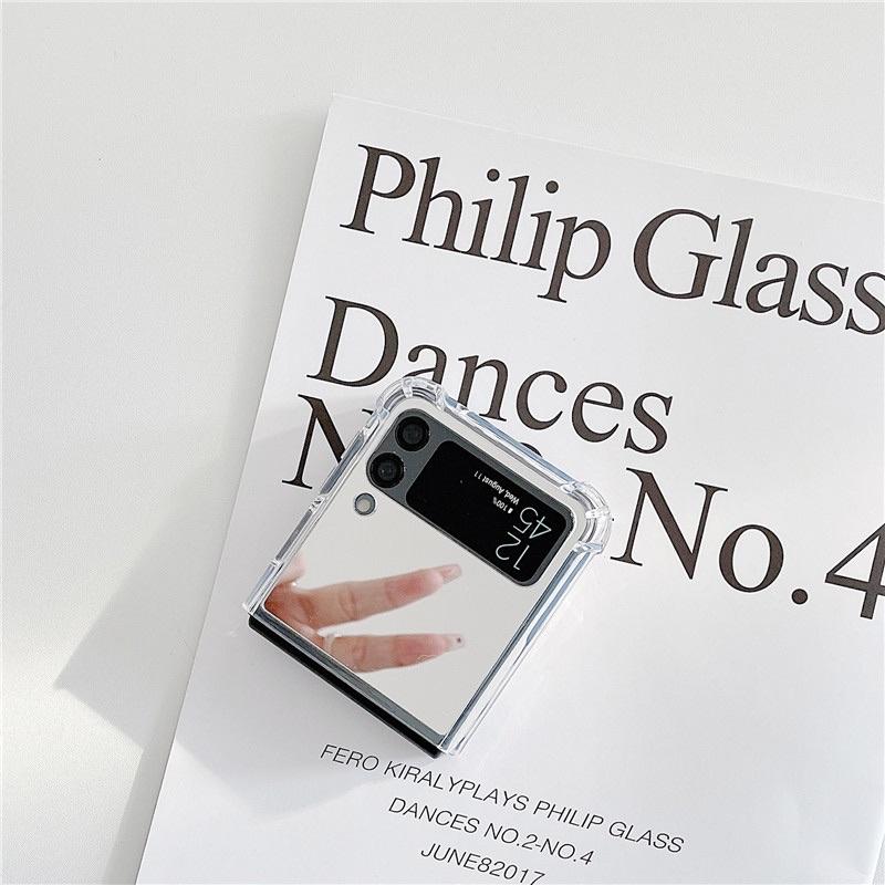 Ốp Lưng Chống Sốc Tráng Gương Cho Samsung Galaxy ZFlip 5 / Z Flip 3 / Z Flip 4 - BUM STORE GALAXY CASE