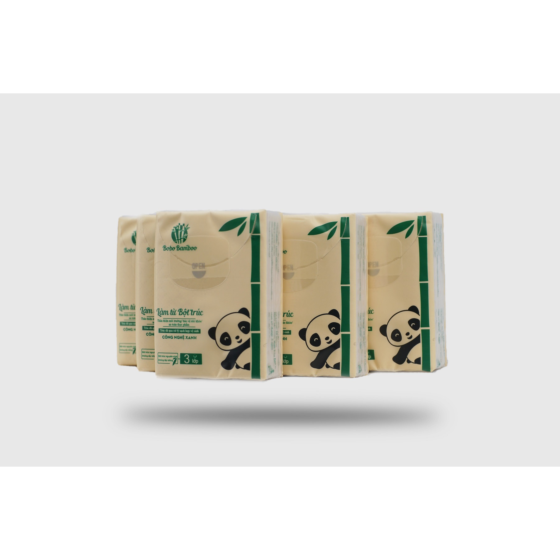 Khăn giấy bỏ túi BOBO BAMBOO thùng 120 gói