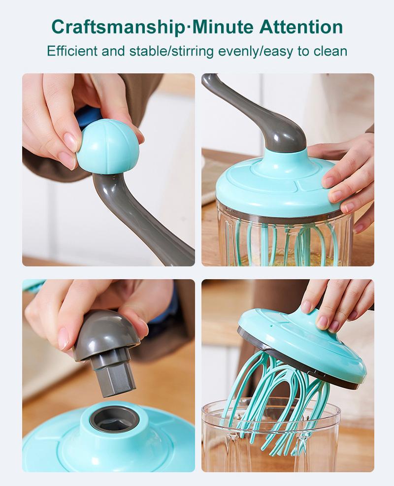 Hướng Dẫn Sử Dụng Trứng Be Với Nồi 1500Ml Bền Tiếng Ồn Thấp Tay Quay Kem Stiring Xốp Nhanh Phối Đánh Nhà Bếp Làm Bánh dụng Cụ