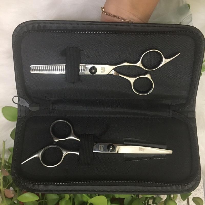 Bộ kéo cắt tóc + tỉa tóc Kai Nhật - sắc bén, nhỏ gọn