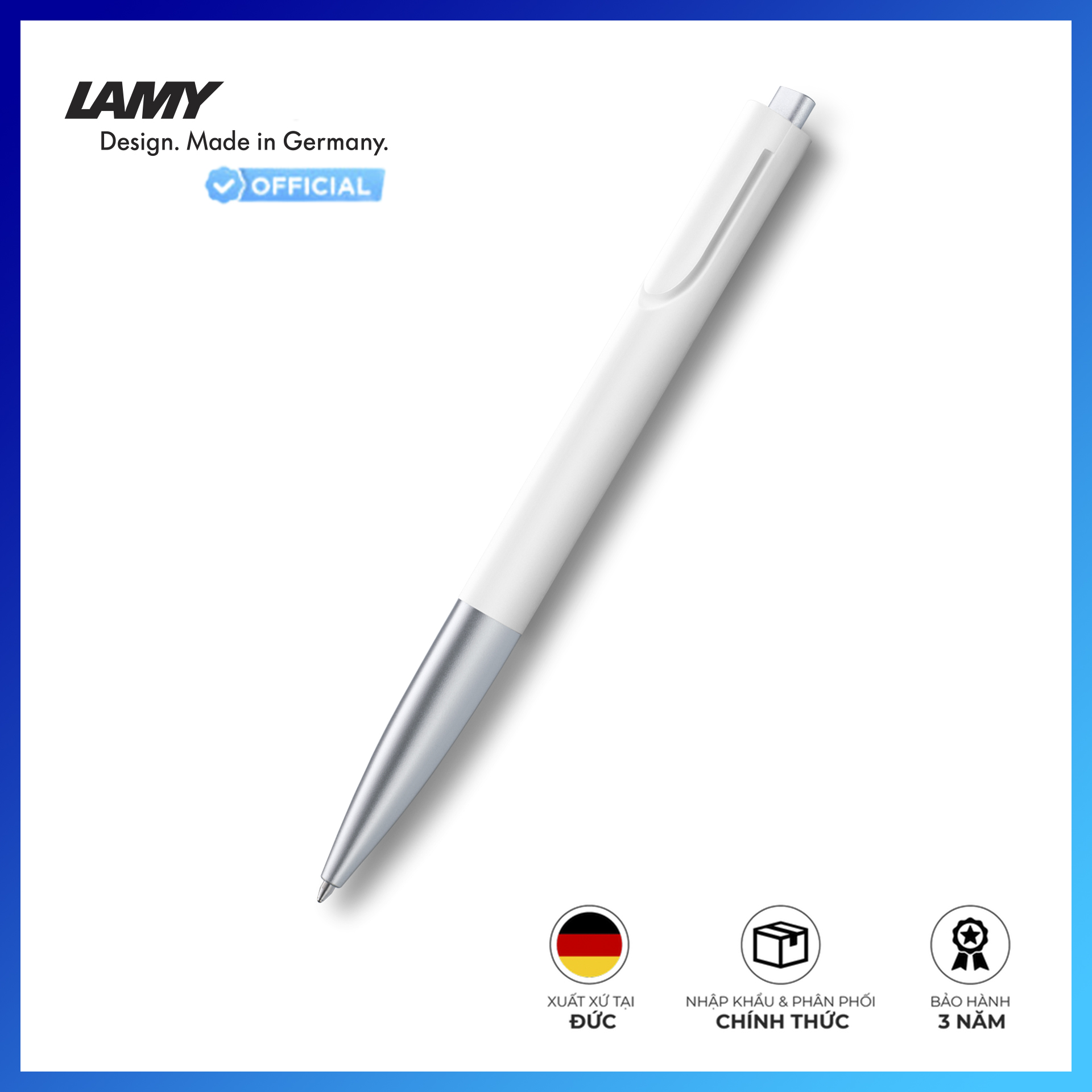 Viết Bi LAMY Noto Ballpoint pen 4001008-Trắng