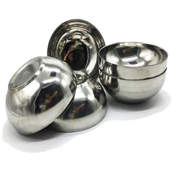 Bộ 10 bát inox 2 lớp size 14cm