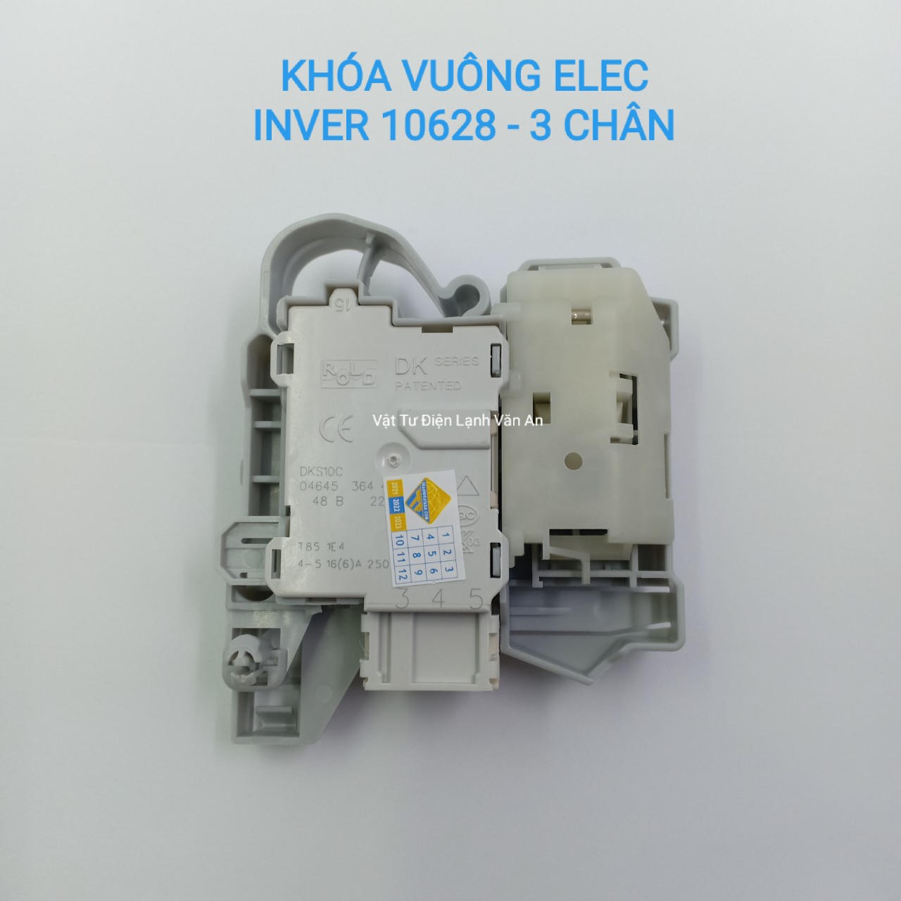 Khóa cửa máy giặt cho Electrolux inver vuông 3 chân