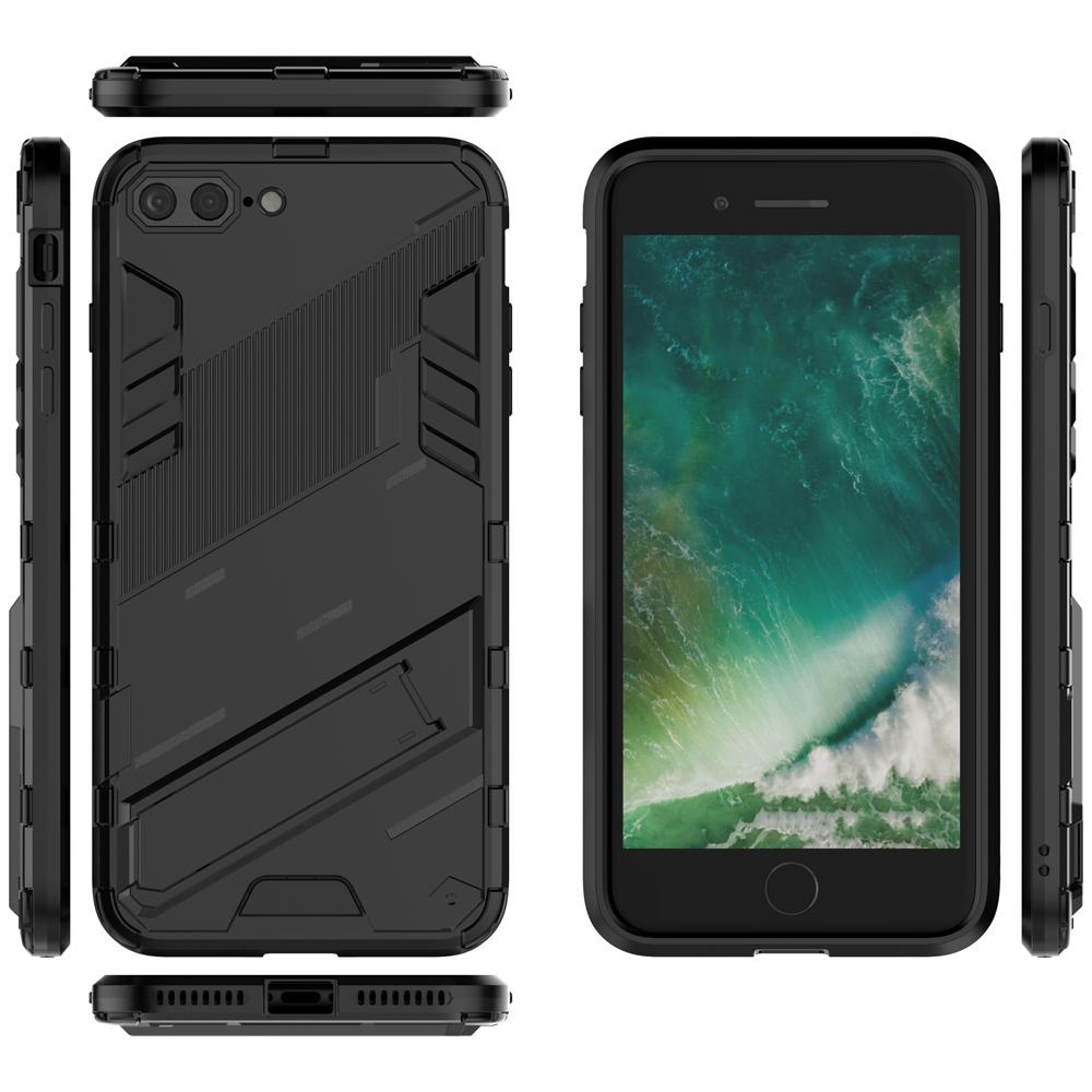 Ốp lưng cho iPhone 7 Plus 8 Plus, Ốp chống sốc Iron Man PUNK cao cấp kèm giá đỡ cho iPhone 7 Plus 8 Plus