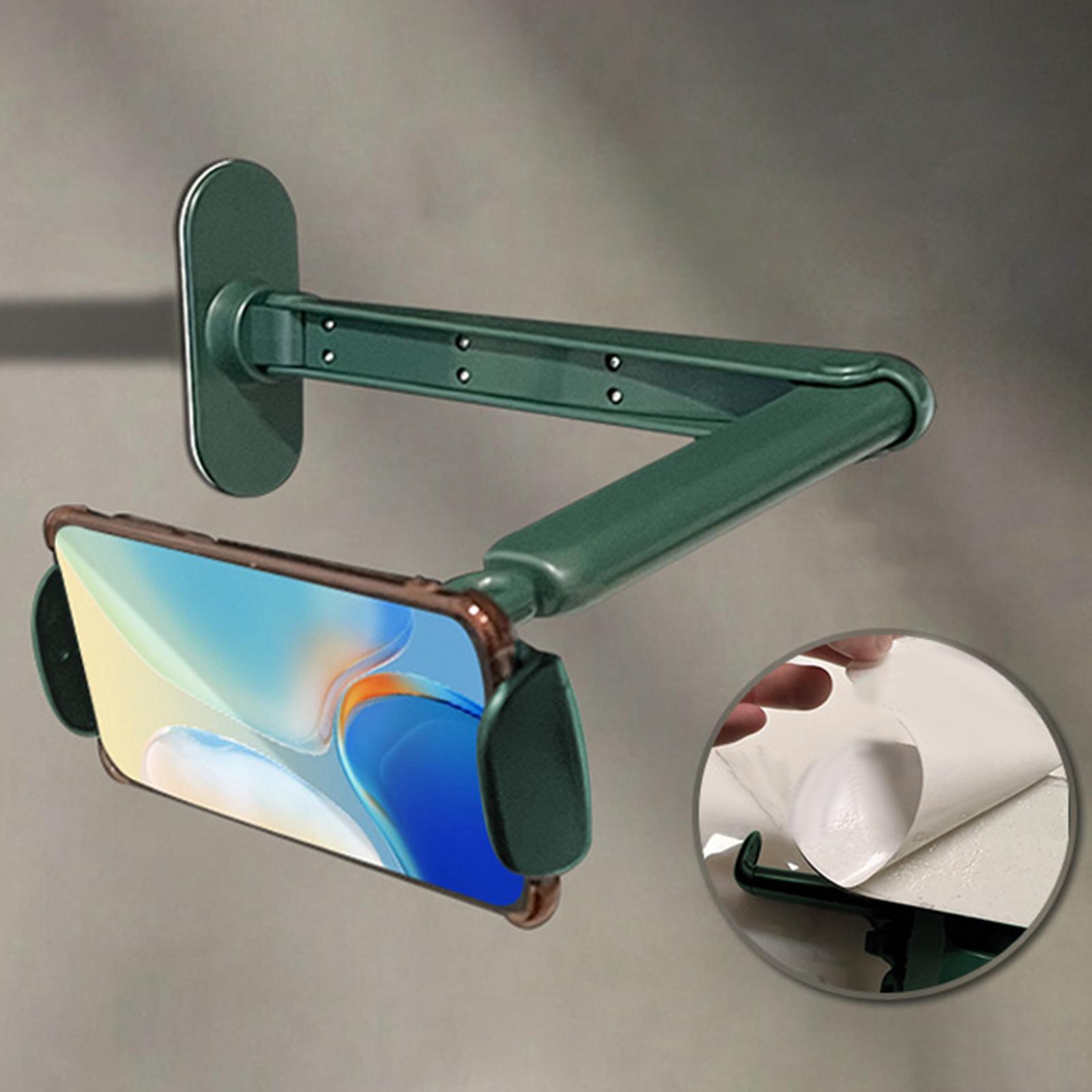 Wall Mount Cell Phone Holder Cellphone Stand 90 Degree Rotate Phone Mount for Wall