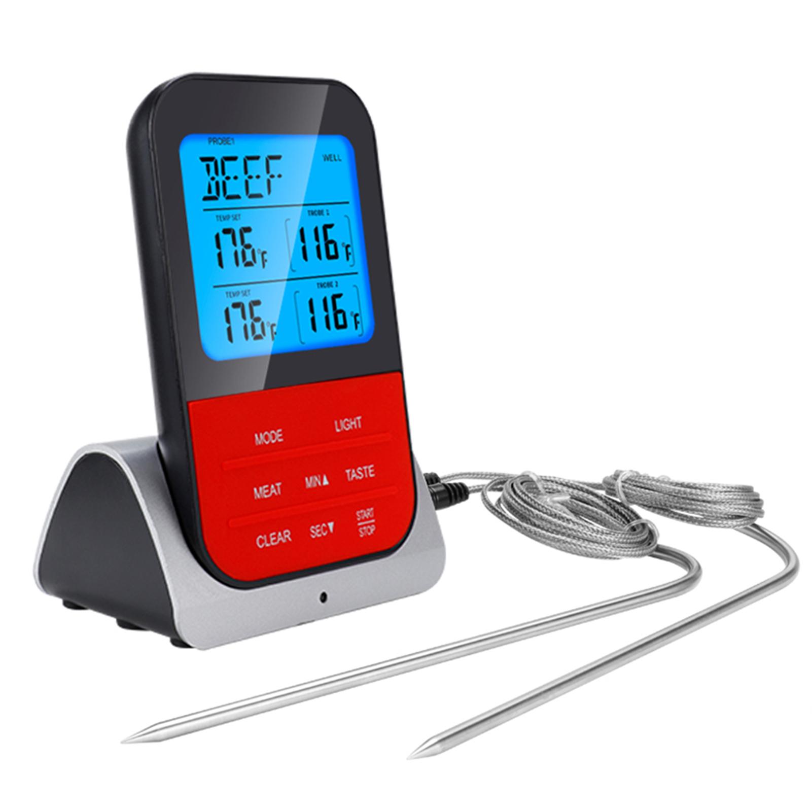 Nhiệt kế không dây, kỹ thuật số có báo động , màn LCD