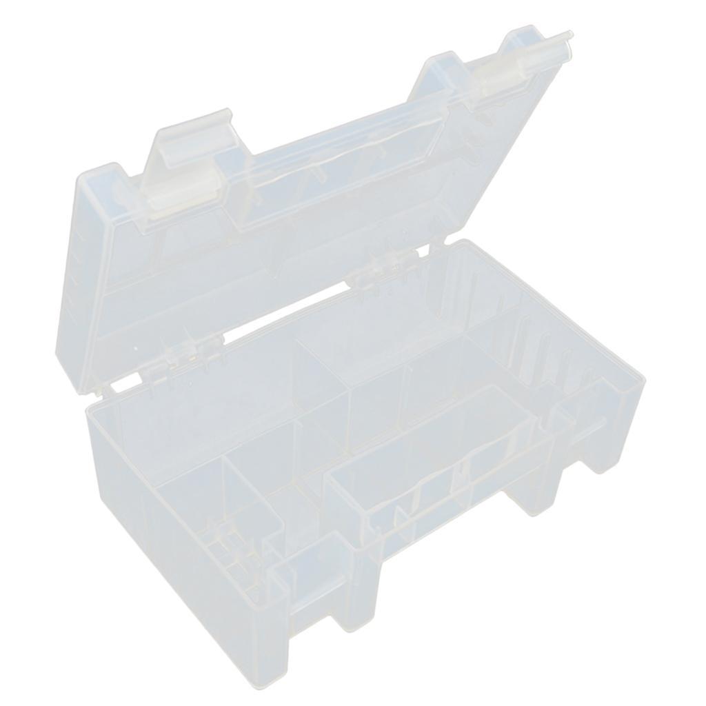 Clear AA/AAA Battery Storage Case/Organizer/Holder Holds 20 14AAA
